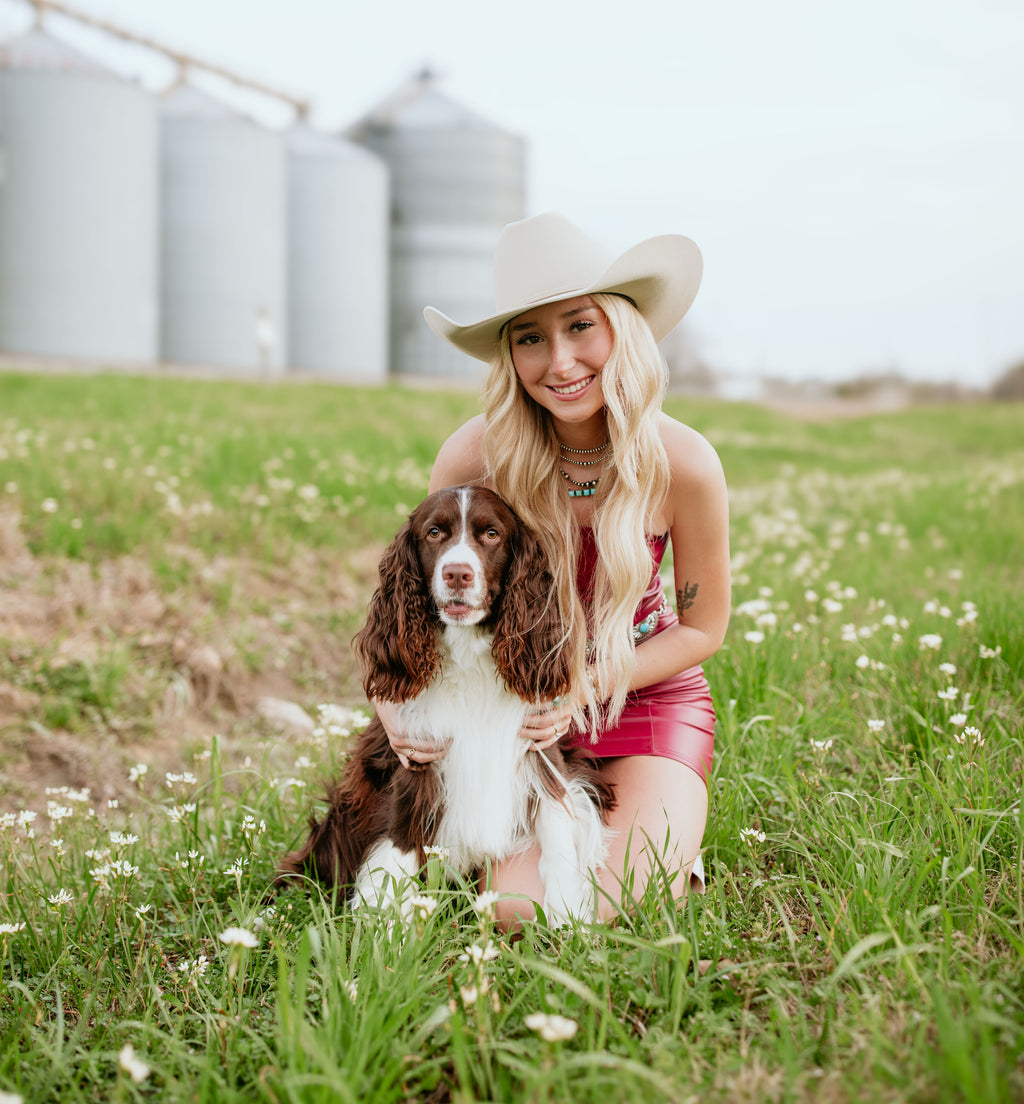 Cherry Red Rodeo Mini Dress