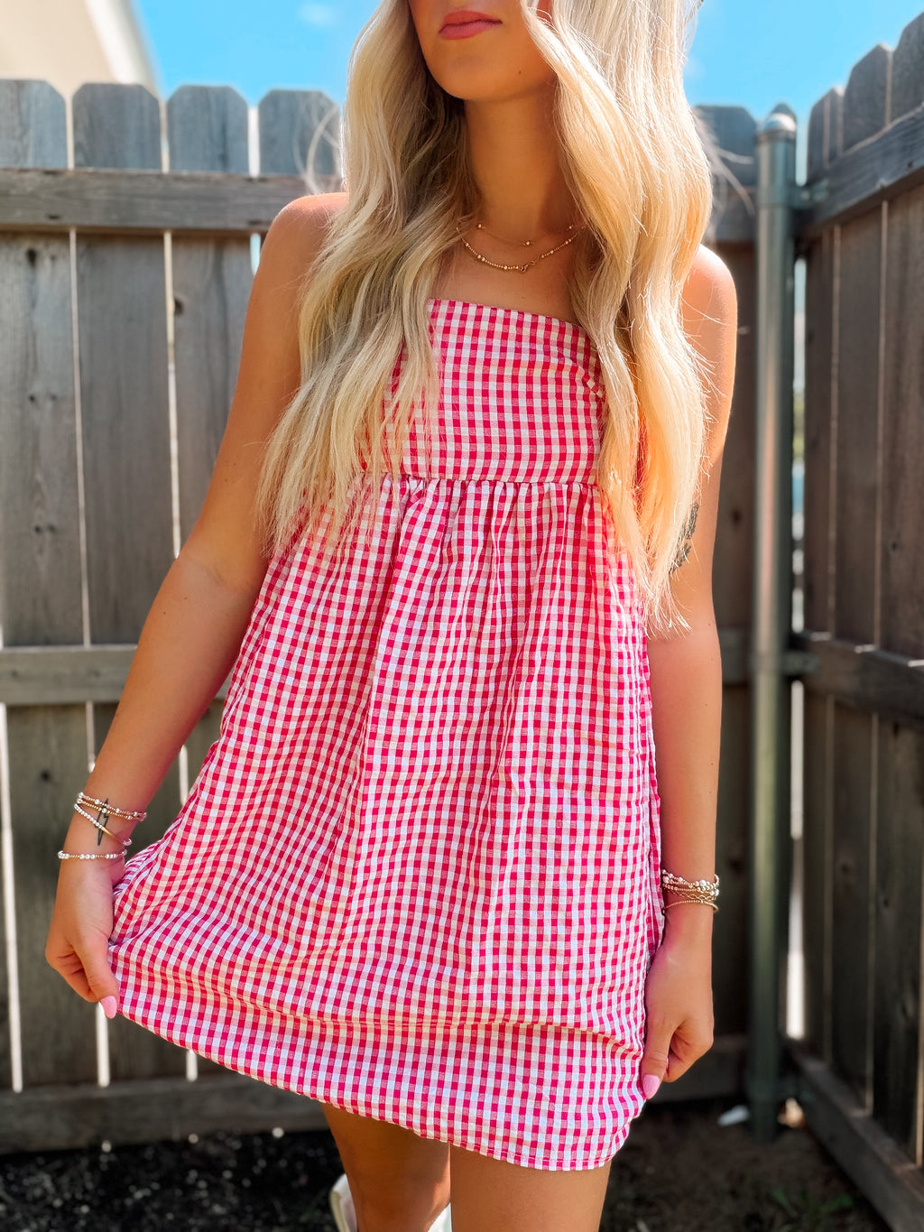 Cherry Picnic Mini Dress