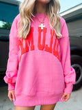 Orange Puff Lulu Mac Sweatshirt