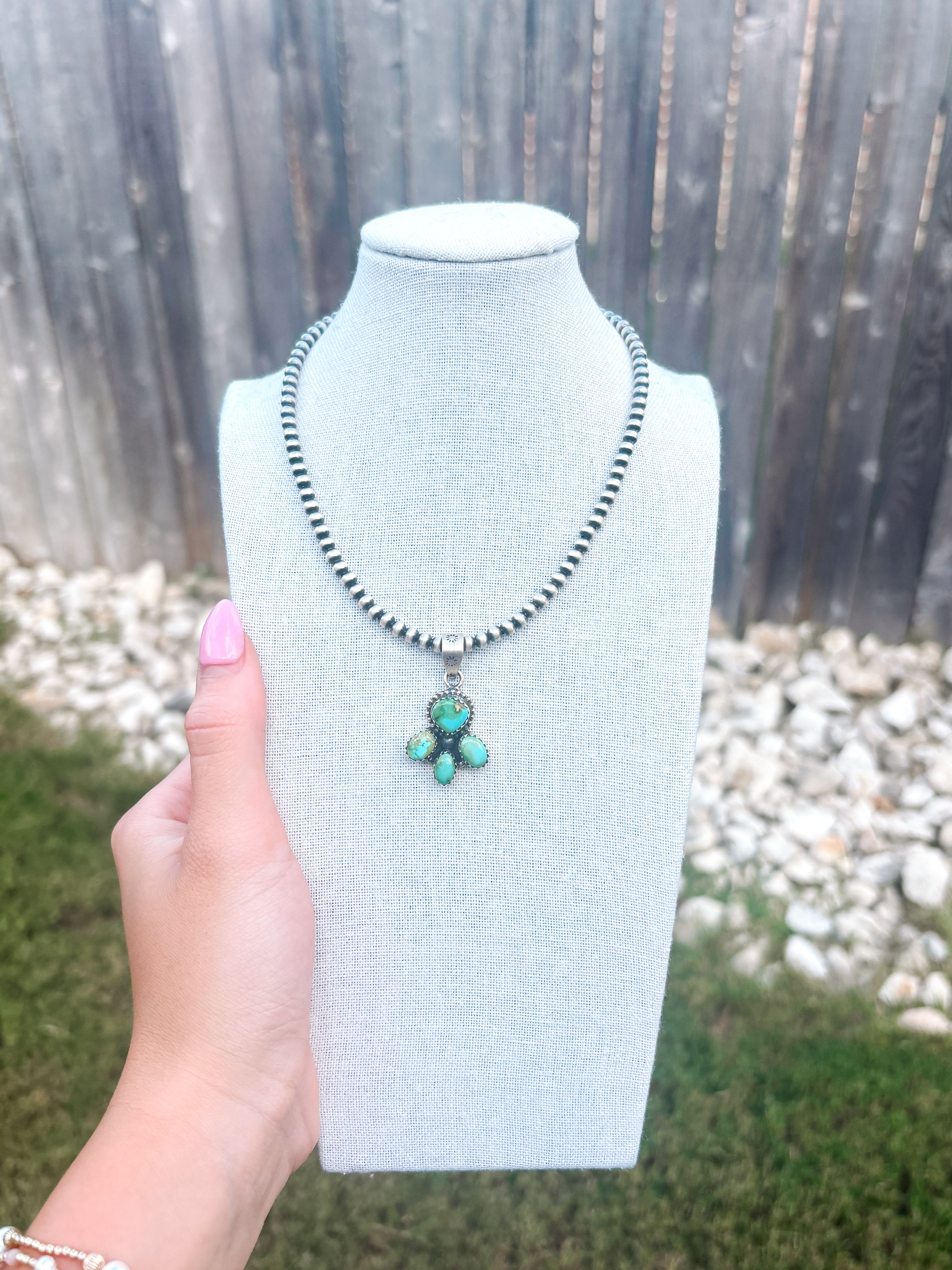 Turquoise Sterling Silver Pendant