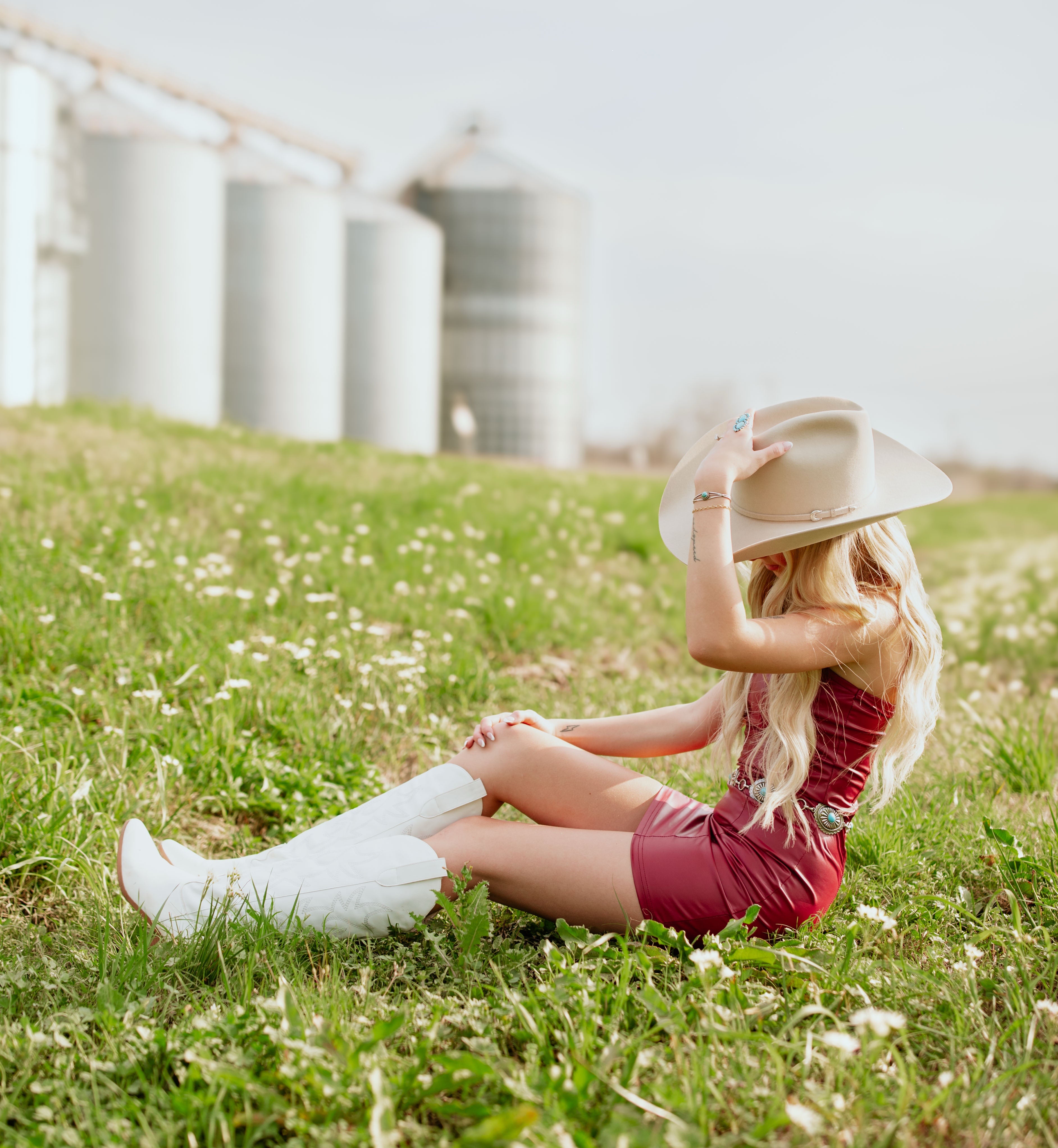 Cherry Red Rodeo Mini Dress