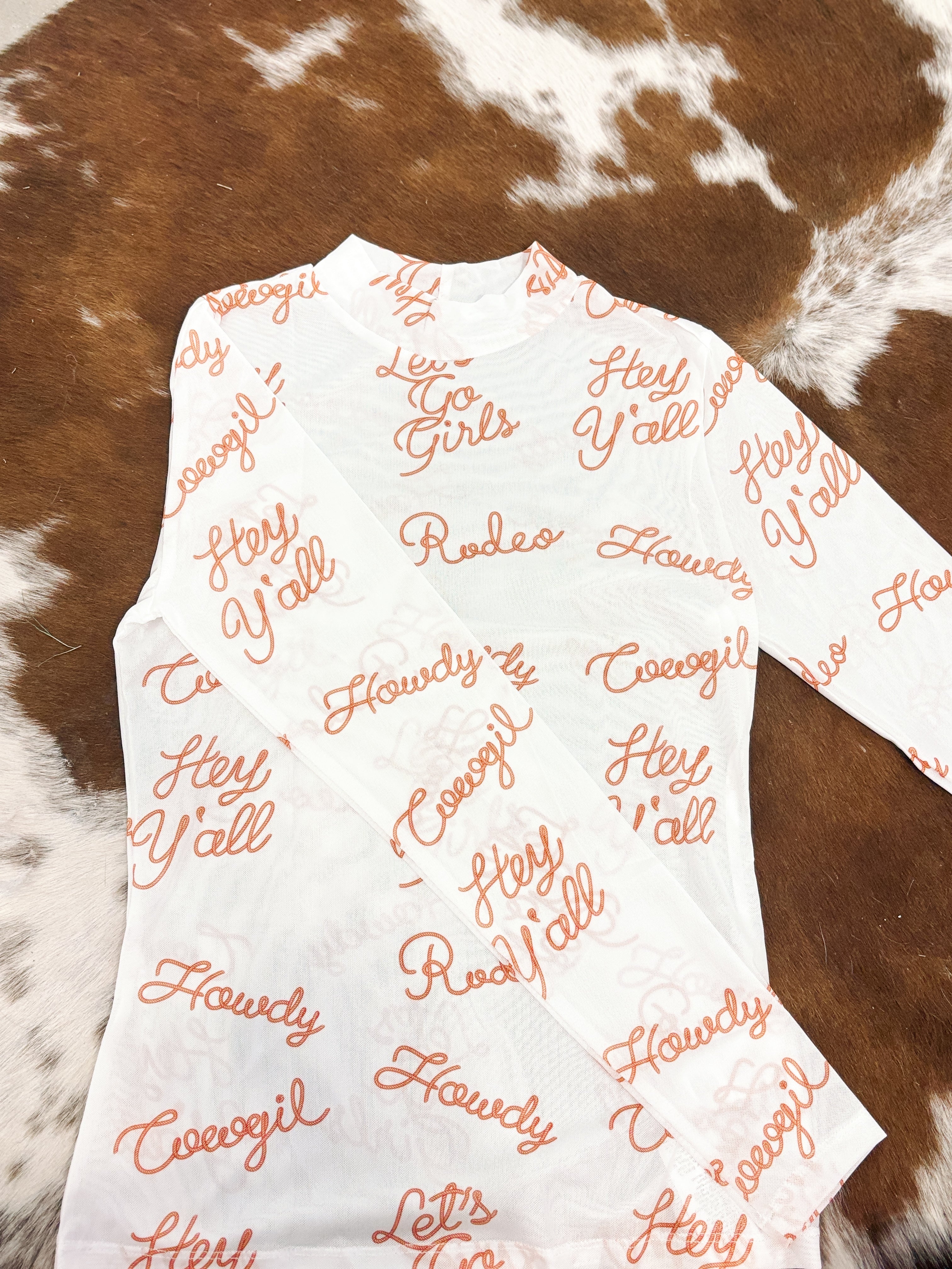Cowgirl Script Mesh Too